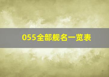 055全部舰名一览表