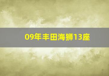 09年丰田海狮13座