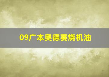 09广本奥德赛烧机油