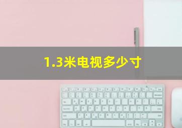 1.3米电视多少寸