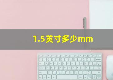 1.5英寸多少mm