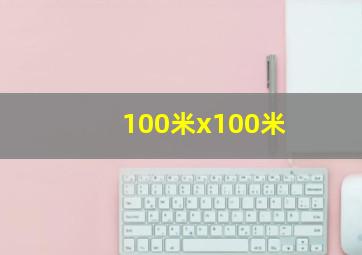 100米x100米