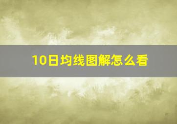 10日均线图解怎么看