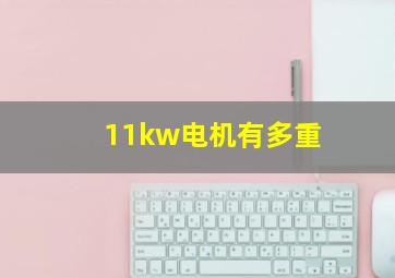 11kw电机有多重