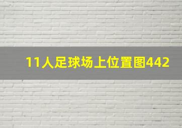 11人足球场上位置图442