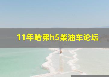 11年哈弗h5柴油车论坛