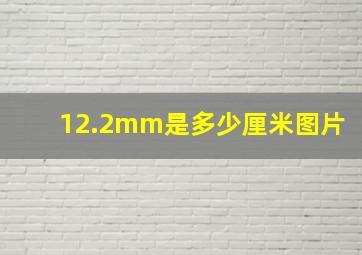 12.2mm是多少厘米图片