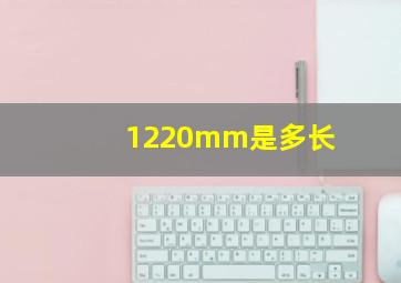 1220mm是多长