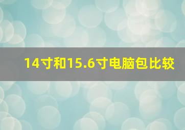 14寸和15.6寸电脑包比较