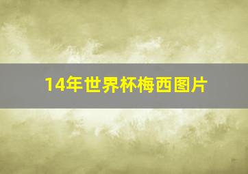 14年世界杯梅西图片