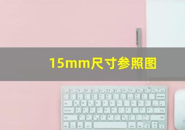 15mm尺寸参照图