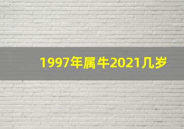 1997年属牛2021几岁