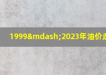 1999—2023年油价走势图