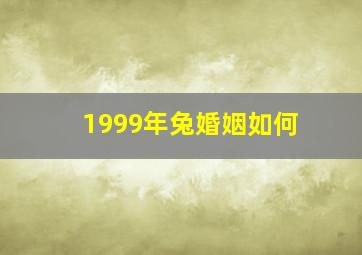 1999年兔婚姻如何