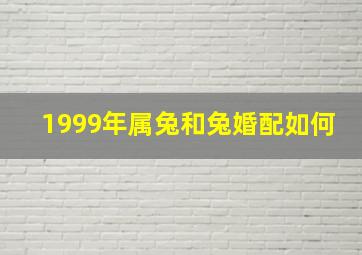 1999年属兔和兔婚配如何