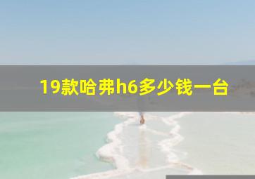 19款哈弗h6多少钱一台