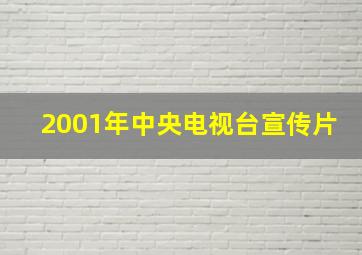 2001年中央电视台宣传片