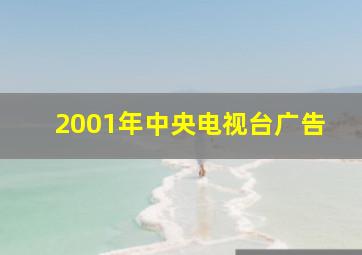 2001年中央电视台广告