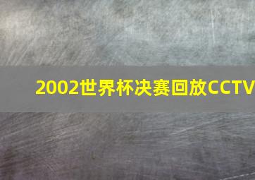 2002世界杯决赛回放CCTV