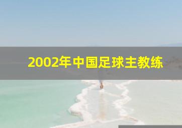 2002年中国足球主教练