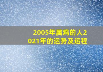 2005年属鸡的人2021年的运势及运程