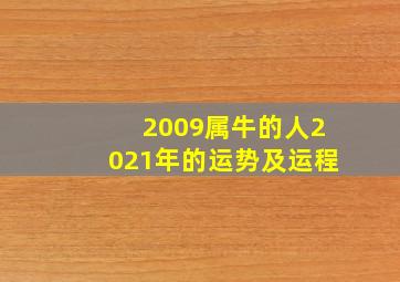 2009属牛的人2021年的运势及运程