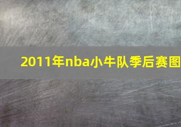 2011年nba小牛队季后赛图