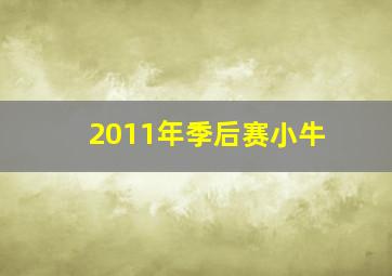 2011年季后赛小牛