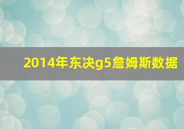 2014年东决g5詹姆斯数据