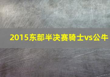 2015东部半决赛骑士vs公牛