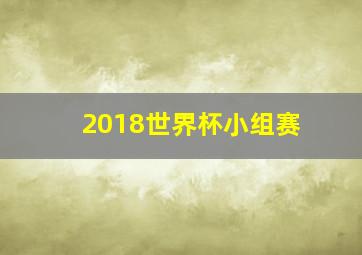 2018世界杯小组赛