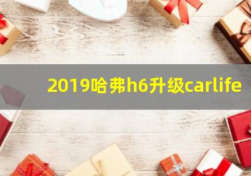 2019哈弗h6升级carlife