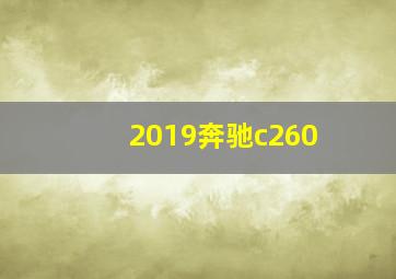 2019奔驰c260