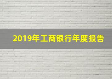 2019年工商银行年度报告