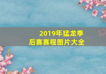 2019年猛龙季后赛赛程图片大全