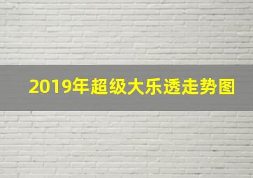 2019年超级大乐透走势图