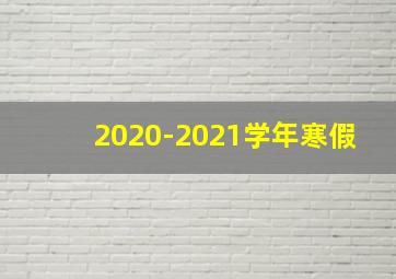 2020-2021学年寒假