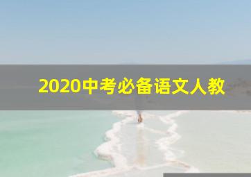 2020中考必备语文人教