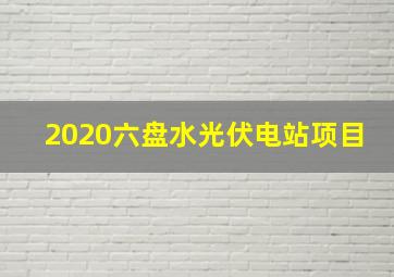 2020六盘水光伏电站项目