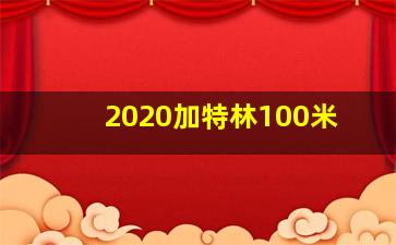 2020加特林100米