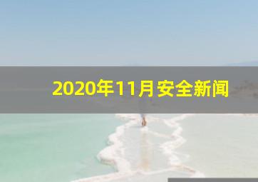 2020年11月安全新闻