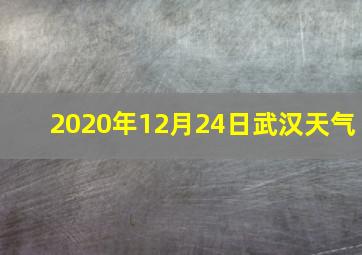 2020年12月24日武汉天气