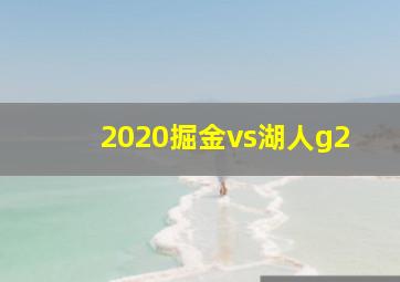 2020掘金vs湖人g2