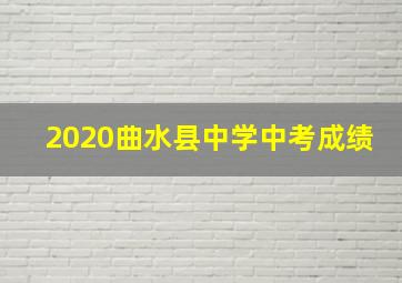 2020曲水县中学中考成绩