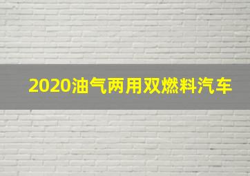 2020油气两用双燃料汽车