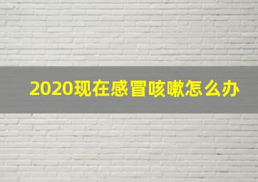 2020现在感冒咳嗽怎么办