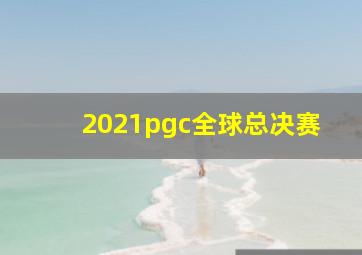 2021pgc全球总决赛