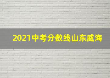 2021中考分数线山东威海