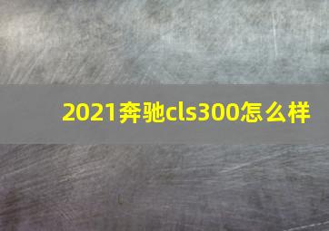 2021奔驰cls300怎么样