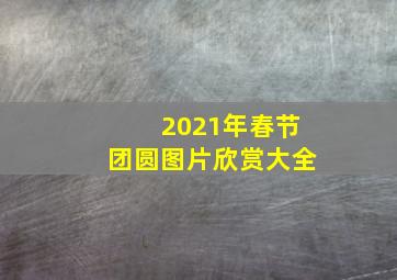 2021年春节团圆图片欣赏大全